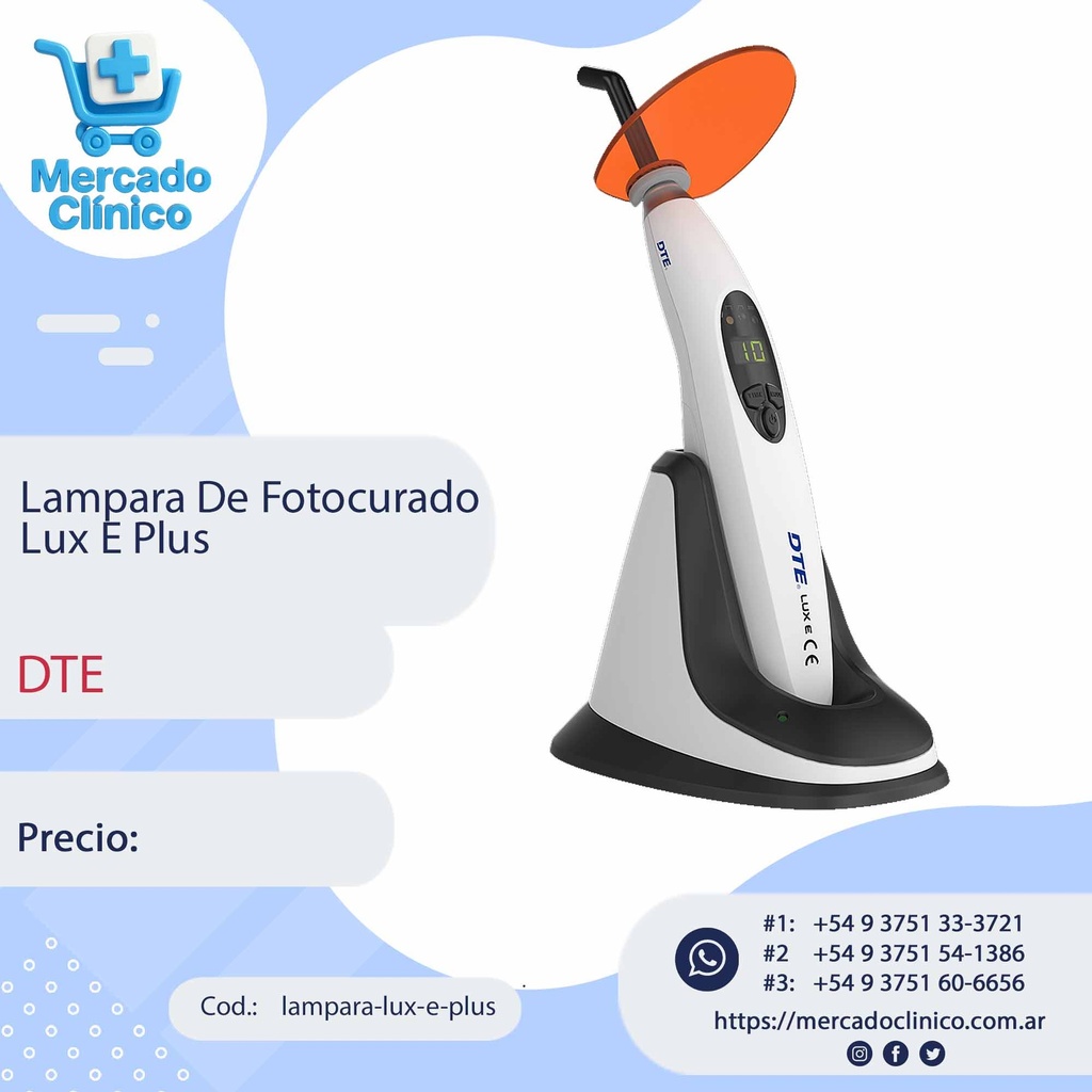 Lampara Fotocurado - led - Lux E Plus - Woodpeacker