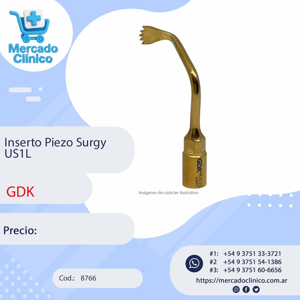 Inserto Piezo Surgy US2 - GDK