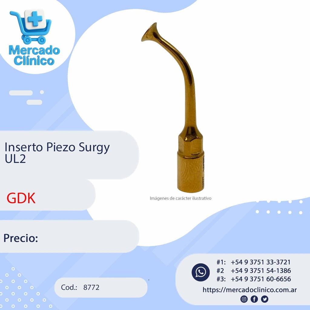 Inserto Piezo Surgy UL2 - GDK