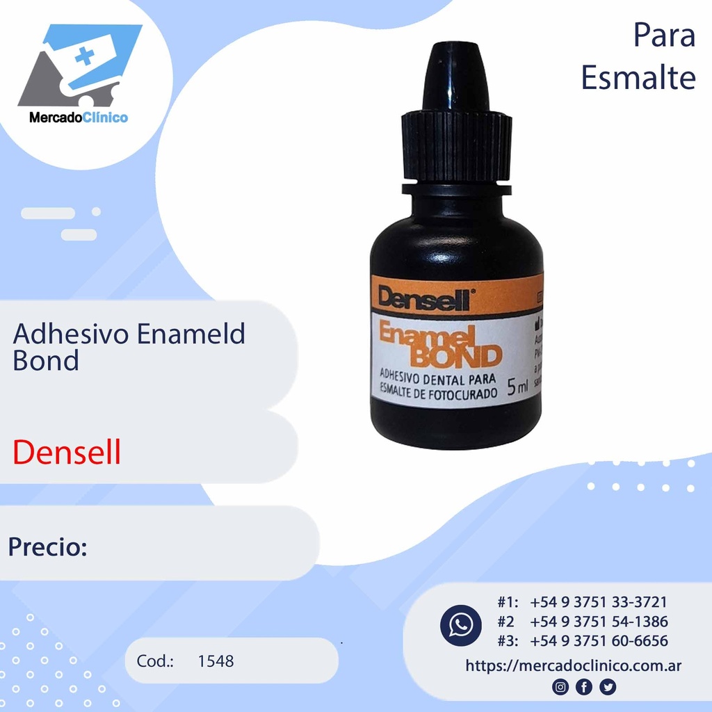 Adhesivo  Enameld Bond - Para esmalte - Densell