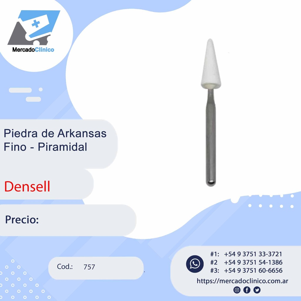 Piedra Arkansas Fino - Piramidal - 757 - Densell