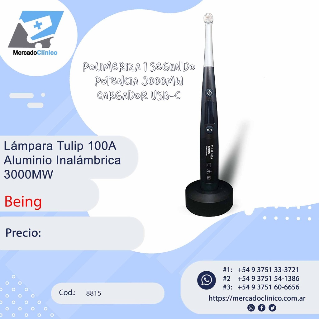 Lampara 1200W  con cable  -  Cuerpo Aluminio Gris - Being (copia)