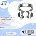 Clamp Hygienic #14 Molares irregular con aleta  - Coltene