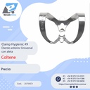 Clamp Hygienic #9 Diente anterior Universal - con aleta - Coltene