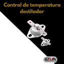 Control de temperatura destilador termoestato