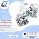 Bracket Autoligante Roth , Slot 0,22 - 1 caso - ORTHOMETRIC