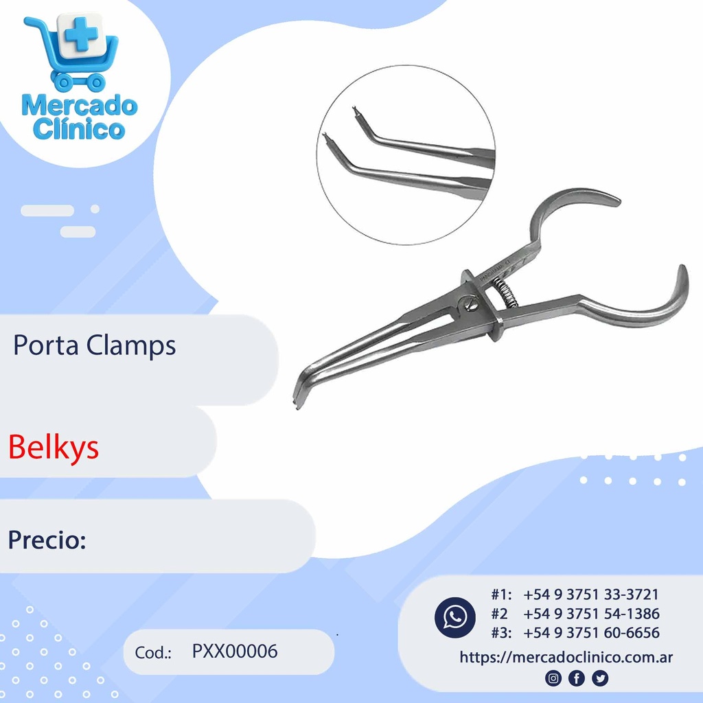 Pinza porta clamps - Belkys