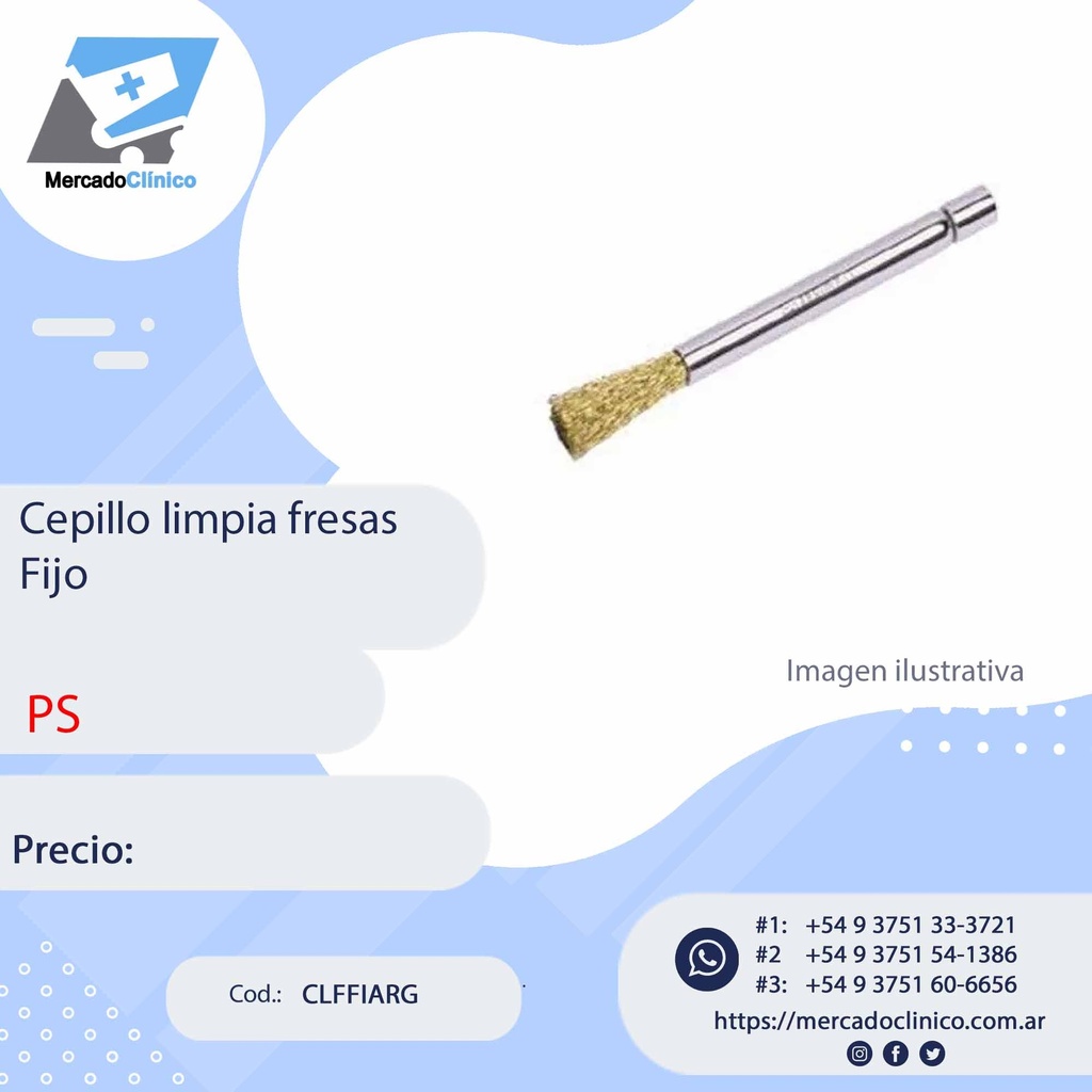Cepillo limpia fresas fijo - PS
