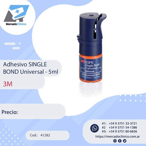 Adhesivo Single Bond Universal 5 ml - 3M