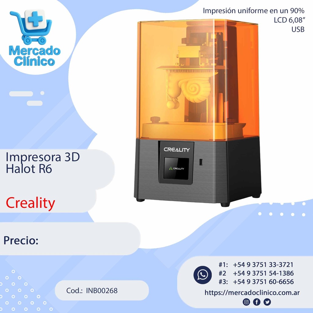 Impresora 3D  Halot R6 - Creality