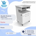 Rodante Assis Laca -  1 cajón y 1 puerta con Laca - Forms