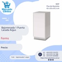 Bajomesada 1 Puerta  Lacada Argus  - Forms