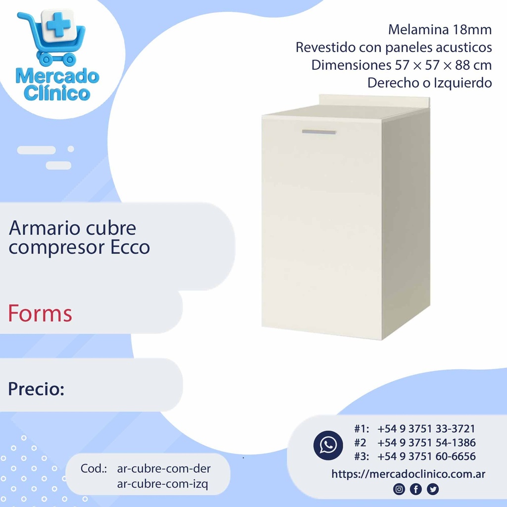 Armario cubre compresor Ecco - Forms