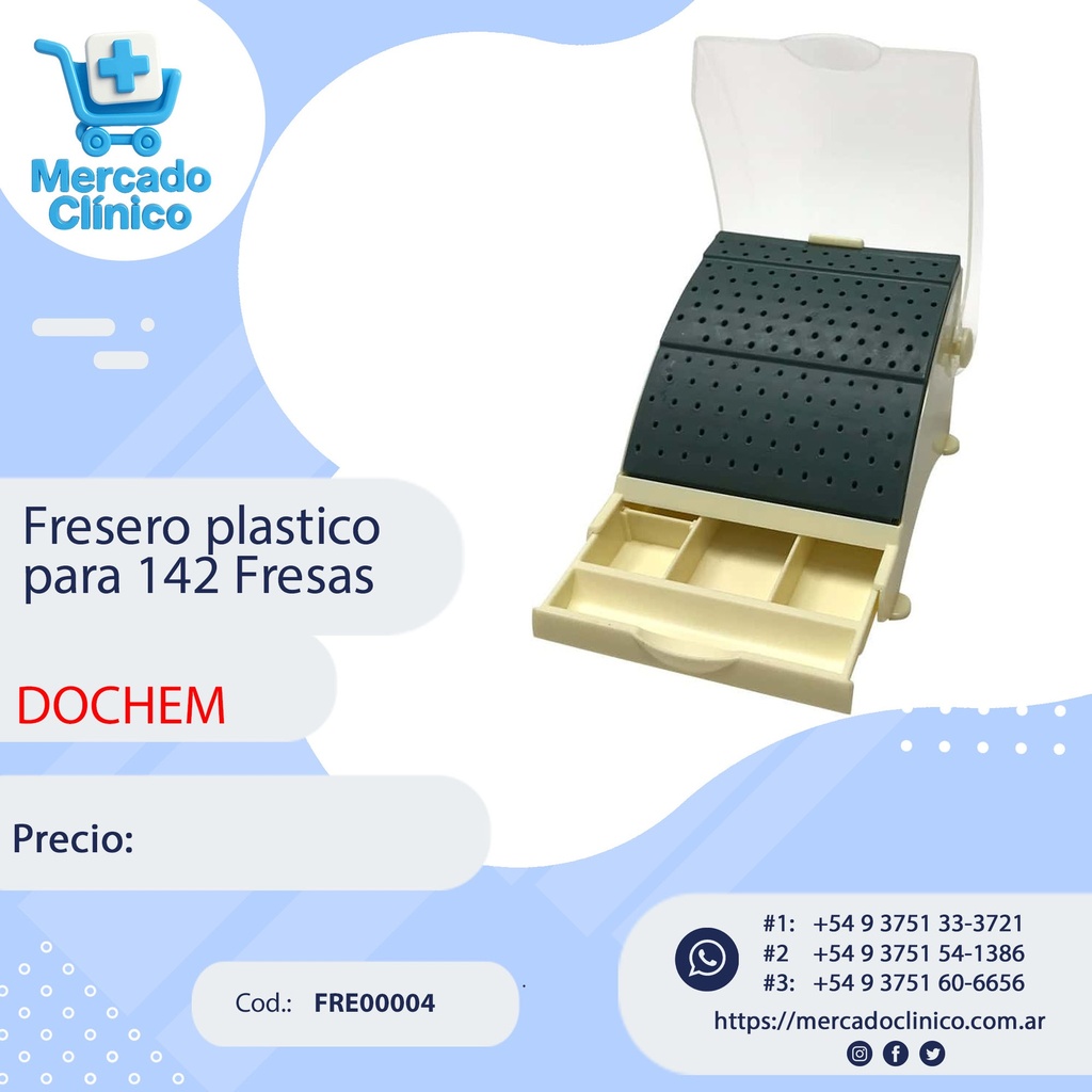 Fresero plastico con 142 joyos - DOCHEM