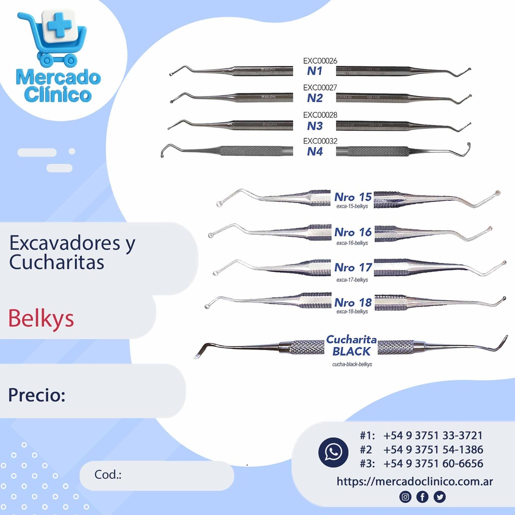 Excavadores y cucharitas - Belkys