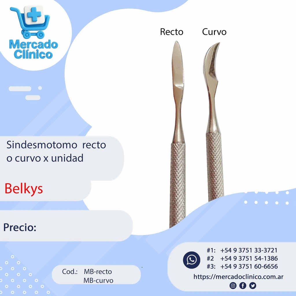 Sindesmotomo para cirugia - x unidad - Belkys 