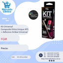 Kit Universal  Composite Vittra Unique APS + Adhesivo Ambar Universal - FGM