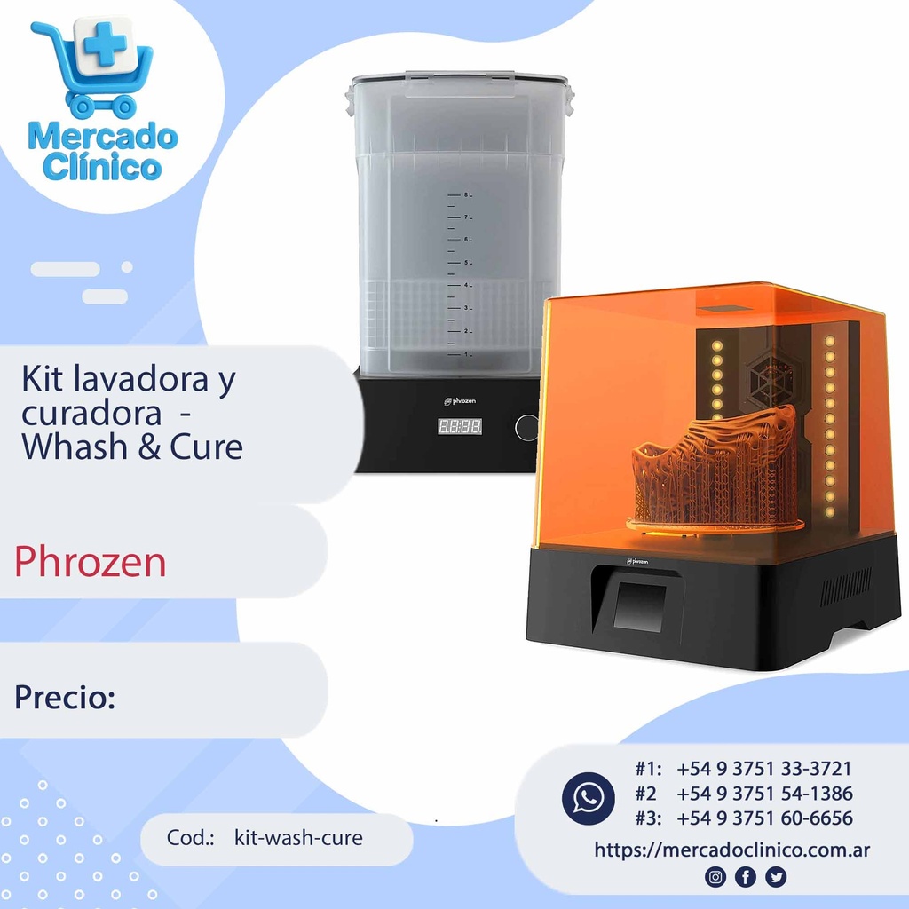 Kit lavadora y curadora  - Whash & Cure  - Phrozen