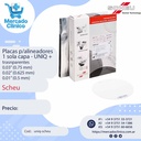 Placas / Láminas  p/alineadores 1 sola capa - UNIQ +  transparentes - redondas - Scheu