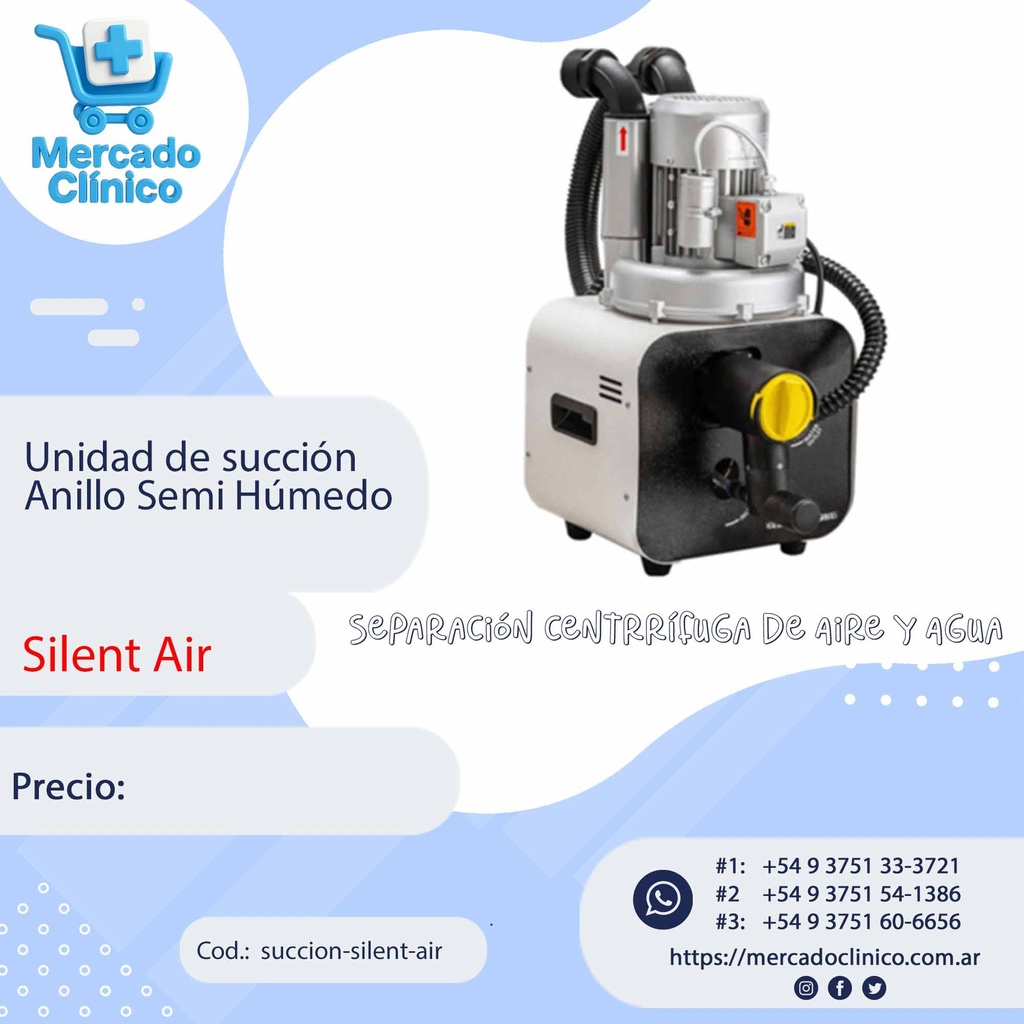 Unidad de succión Anillo Semi Húmedo - Silent Air