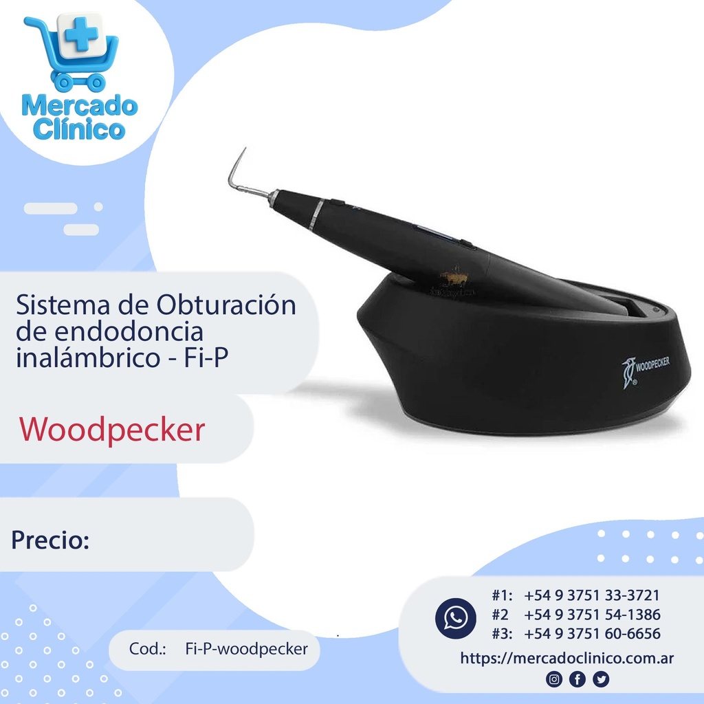 Sistema de Obturación / calentador de endodoncia  inalámbrico - Fi-G - Woodpecker