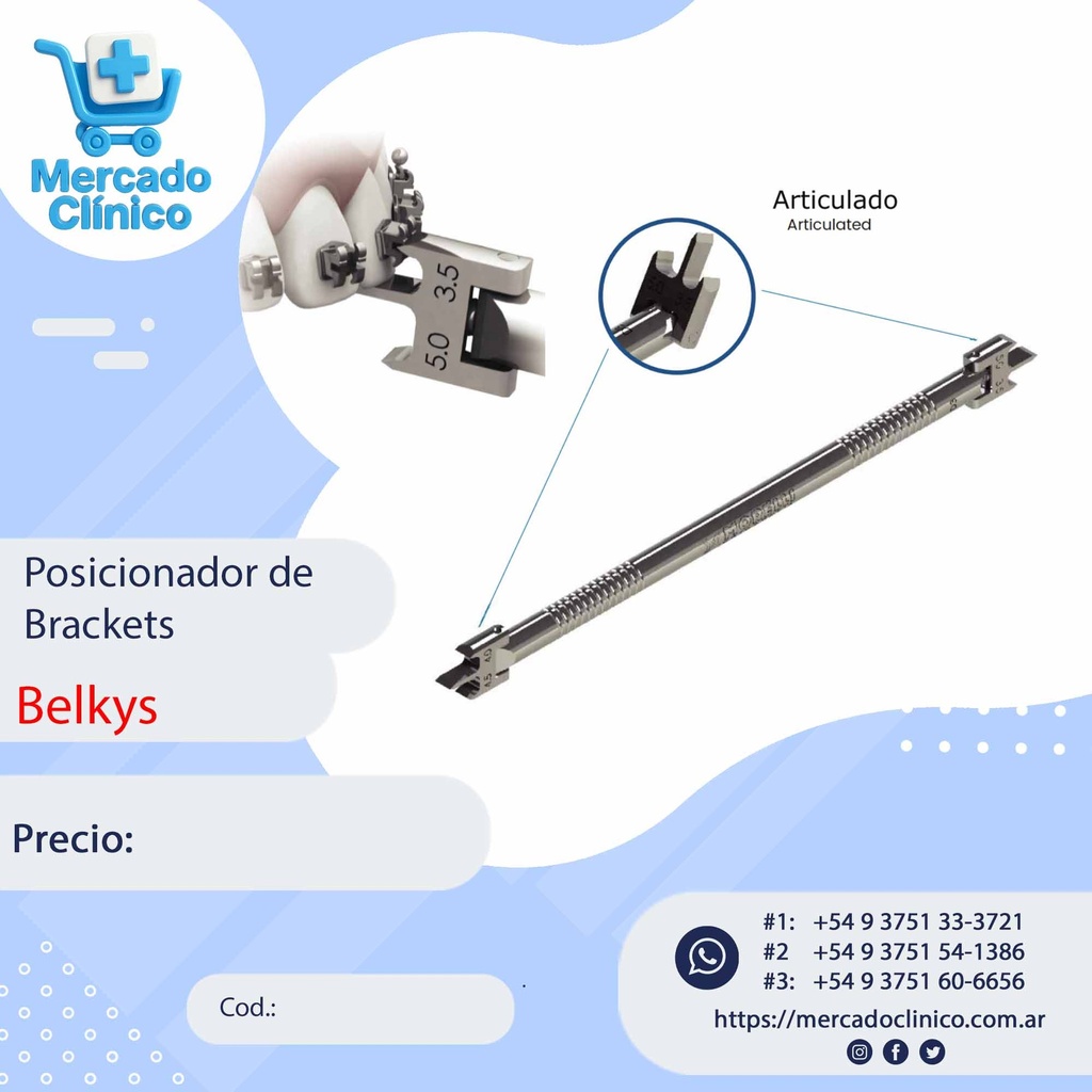 Posicionador de Brackets- Belkys