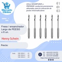 Fresa / ensanchador Largo de Peeso x 6 unidades - Henry Schein