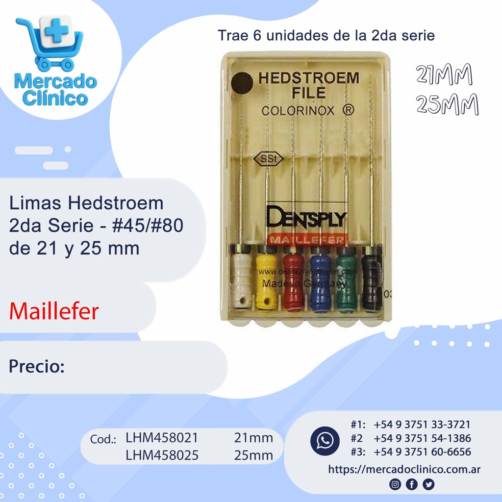 Limas H (hedstroem) 45/80 - Maillefer
