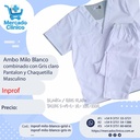 Ambo Milo Blanco - Pantalón y Chaquetilla - Masculino - Inprof