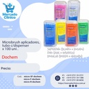 Microbrush aplicadores, tubo c/dispenser x 100 unidades - Dochem
