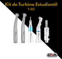 Kit de turbina estudiantil con 2 turbinas Borden 2H - CA, MM, PR - Tealth 