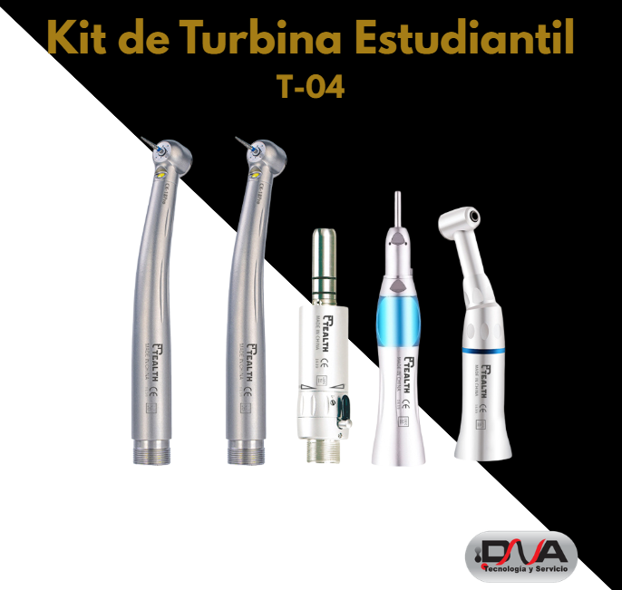 Kit de turbina estudiantil con 2 turbinas LED directa - CA, MM, PR- Tealth  