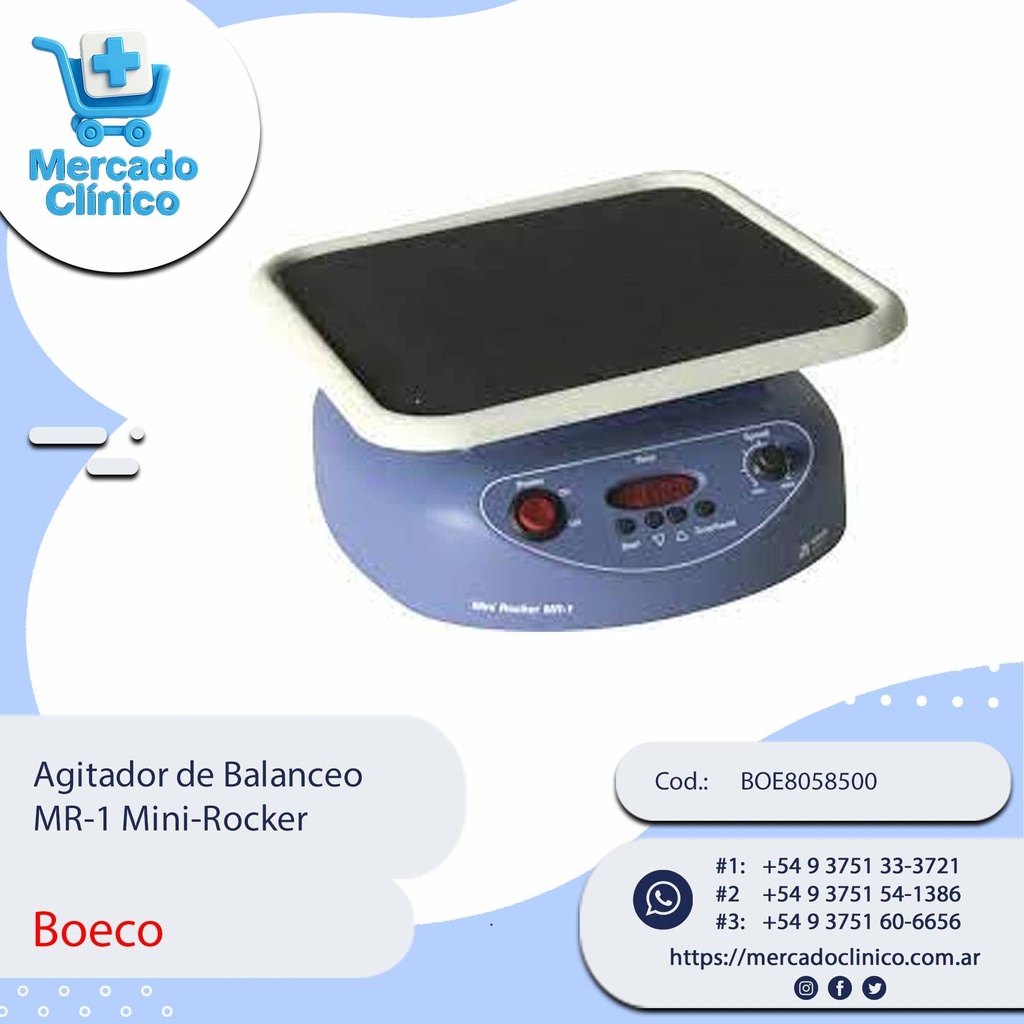 Agitador de Balanceo MR-1 Mini-Rocker - Boeco