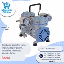 Bomba de presión/ vacío  impulsada por pistón,  sin aceite, silenciosa.  Modelo R430 - Boeco