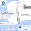 Turbina 201E1 - Cabezal mini - 350.000rpm - push button - Rodamiento cerámico - Besto
