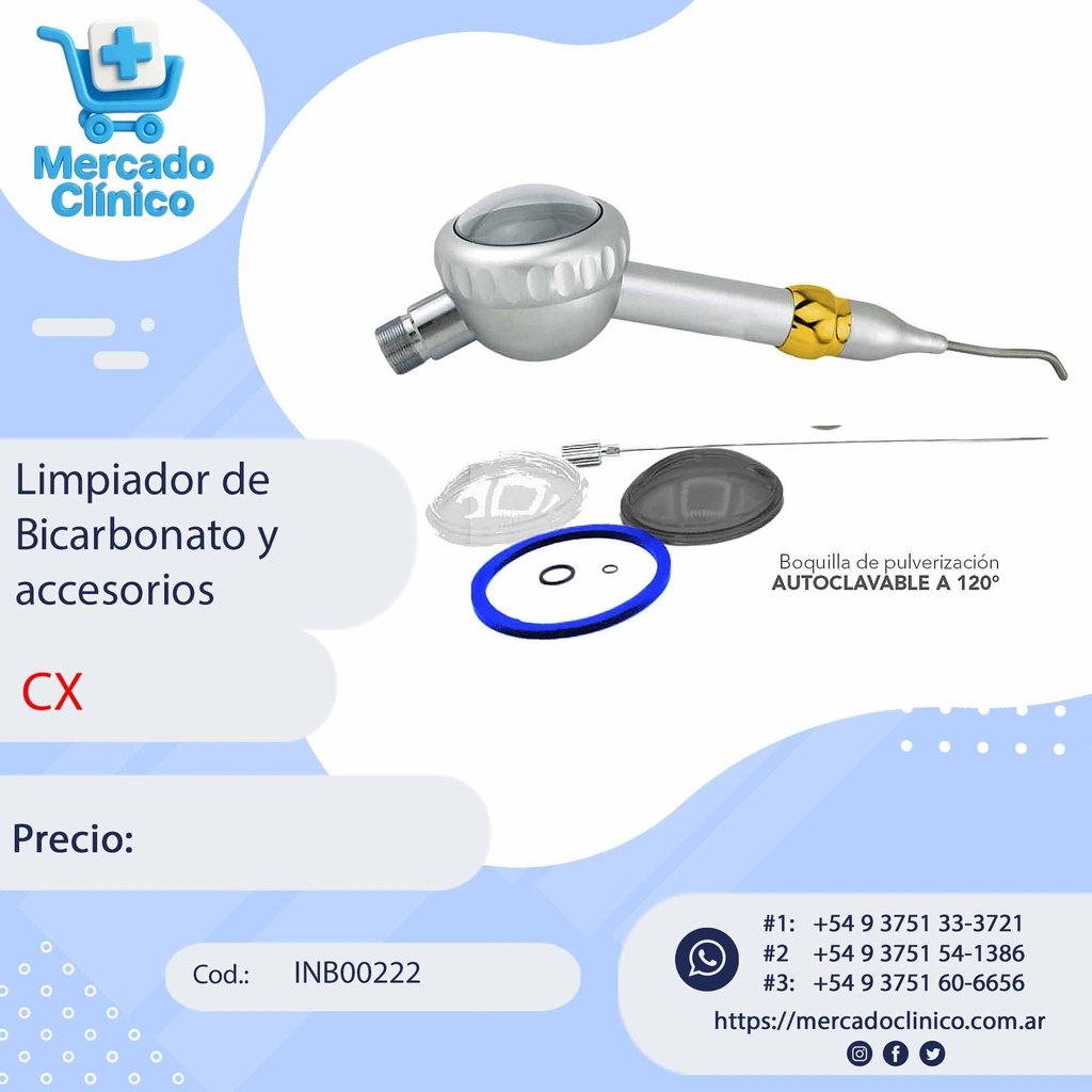 Limpiador de  Bicarbonato y  accesorios - CX