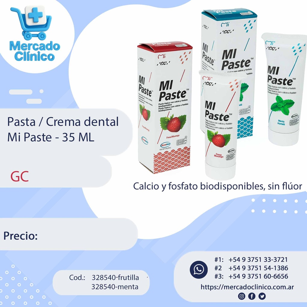 Pasta / Crema dental - Mi Paste - Fuji GC