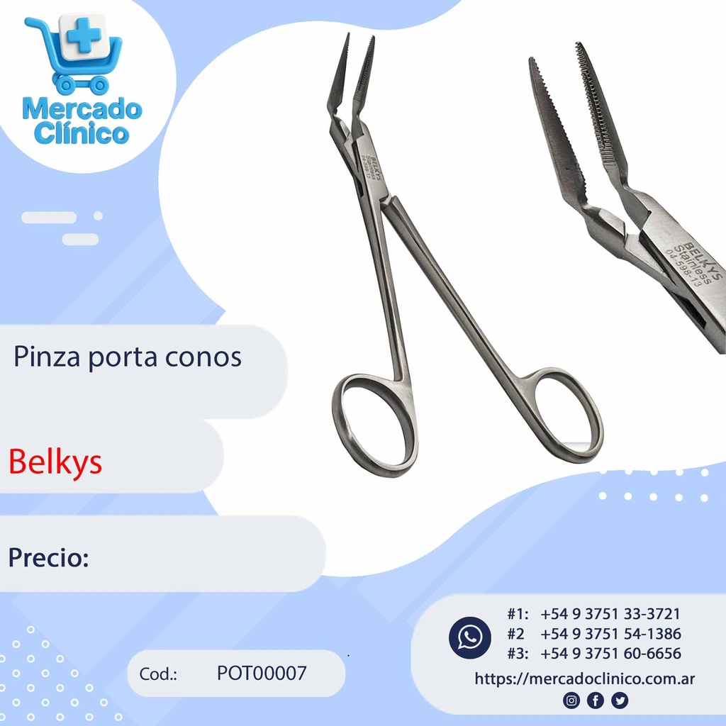 Pinza porta conos - Belkys
