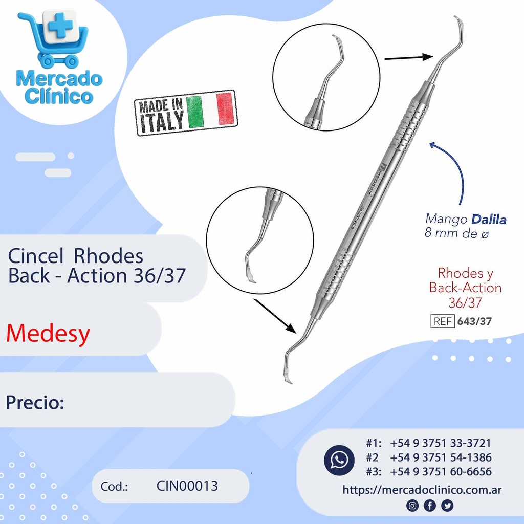 Cincel  Rhodes Back - Action 36/37 - Medesy