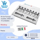 Kit de Forceps  modelo 2400/SET - con 10 unidades - Medesy