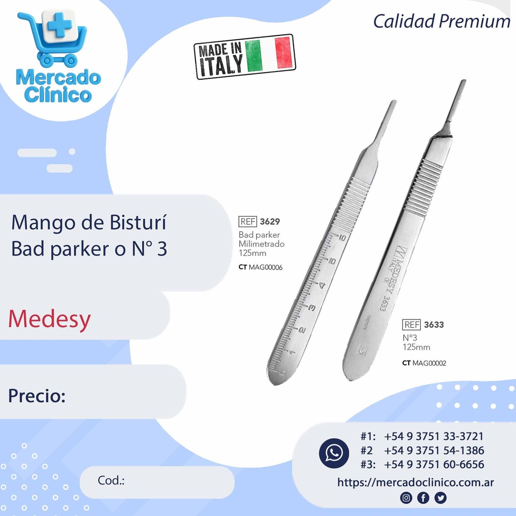 Mango de Bisturí - Medesy