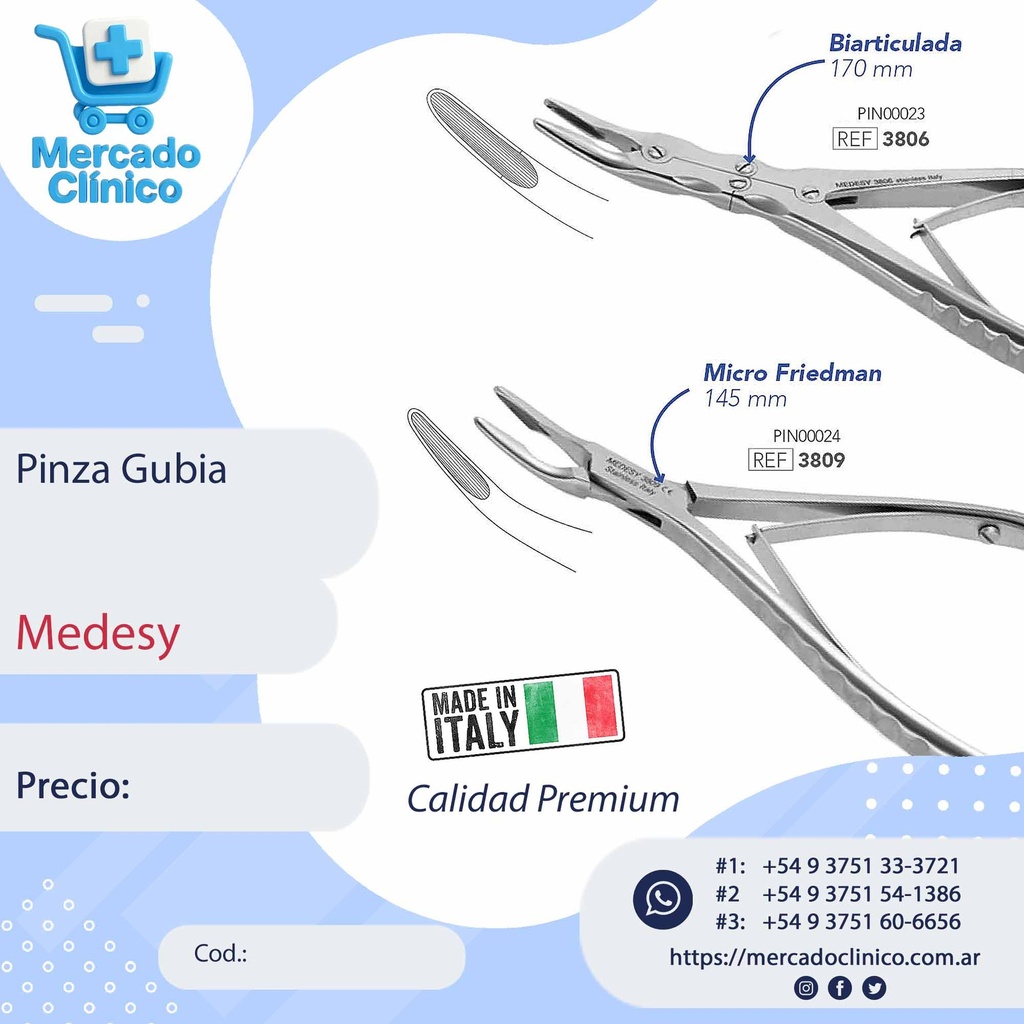 Pinza Gubia - Medesy