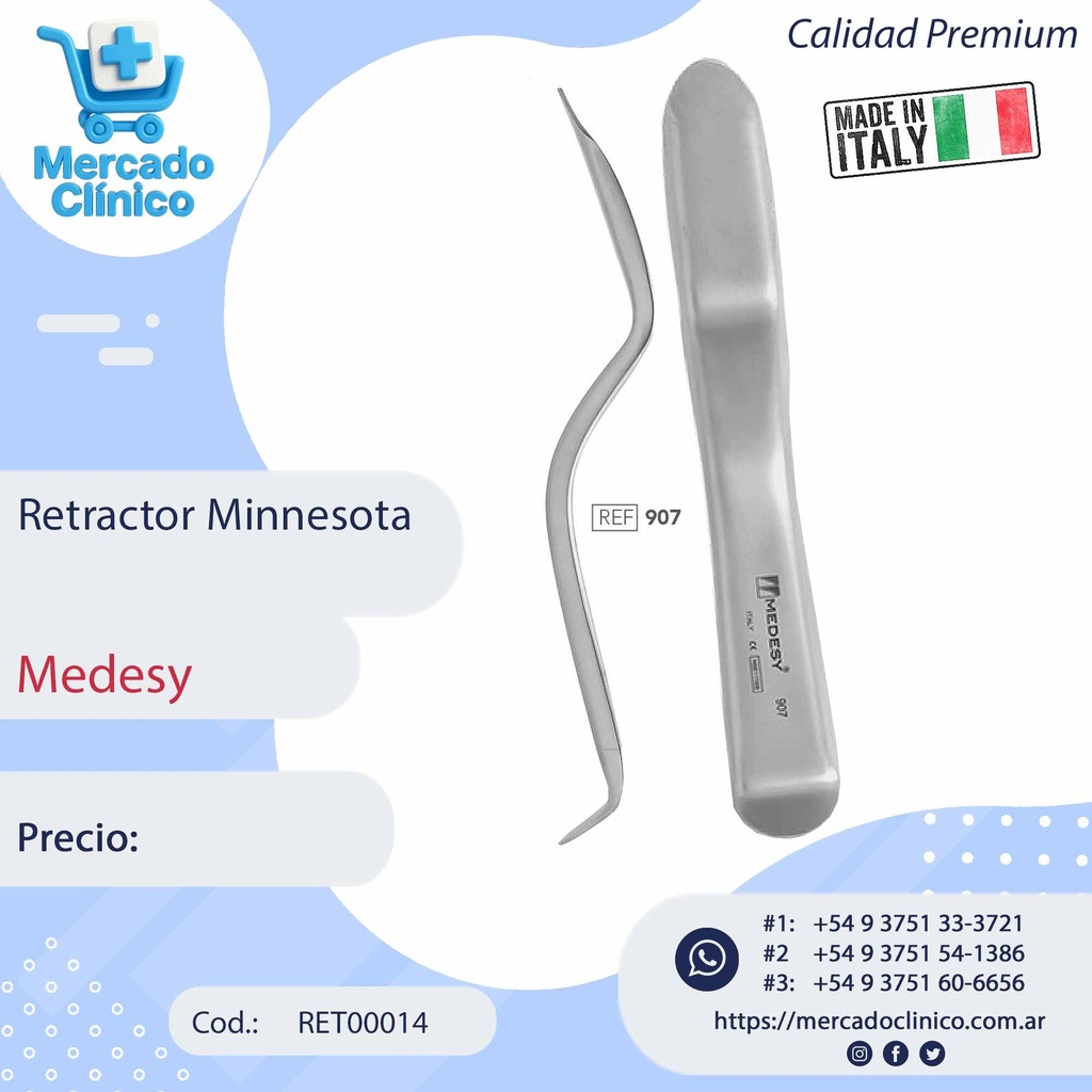 Retractor / separador minnesota - Medesy