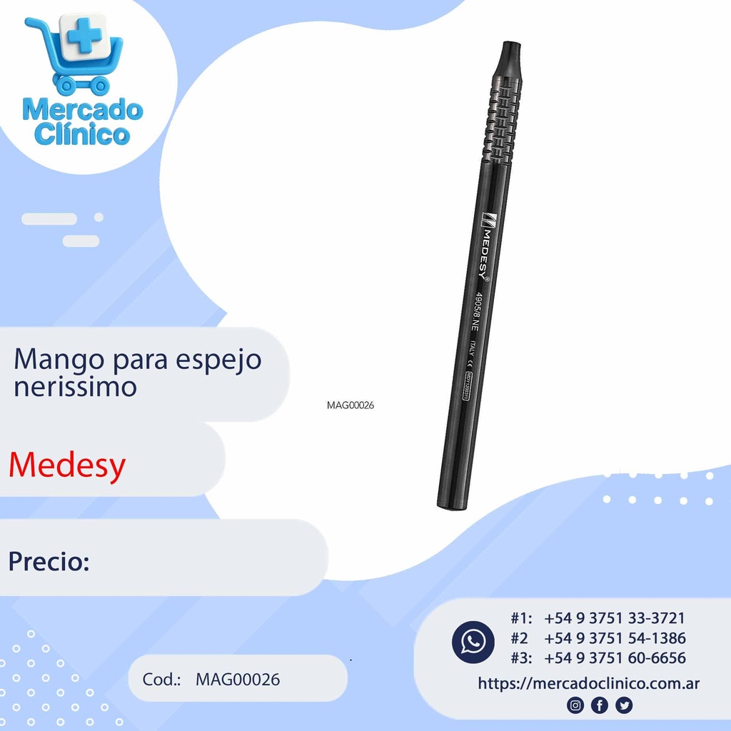 Mango para espejo nerissimo - Medesy