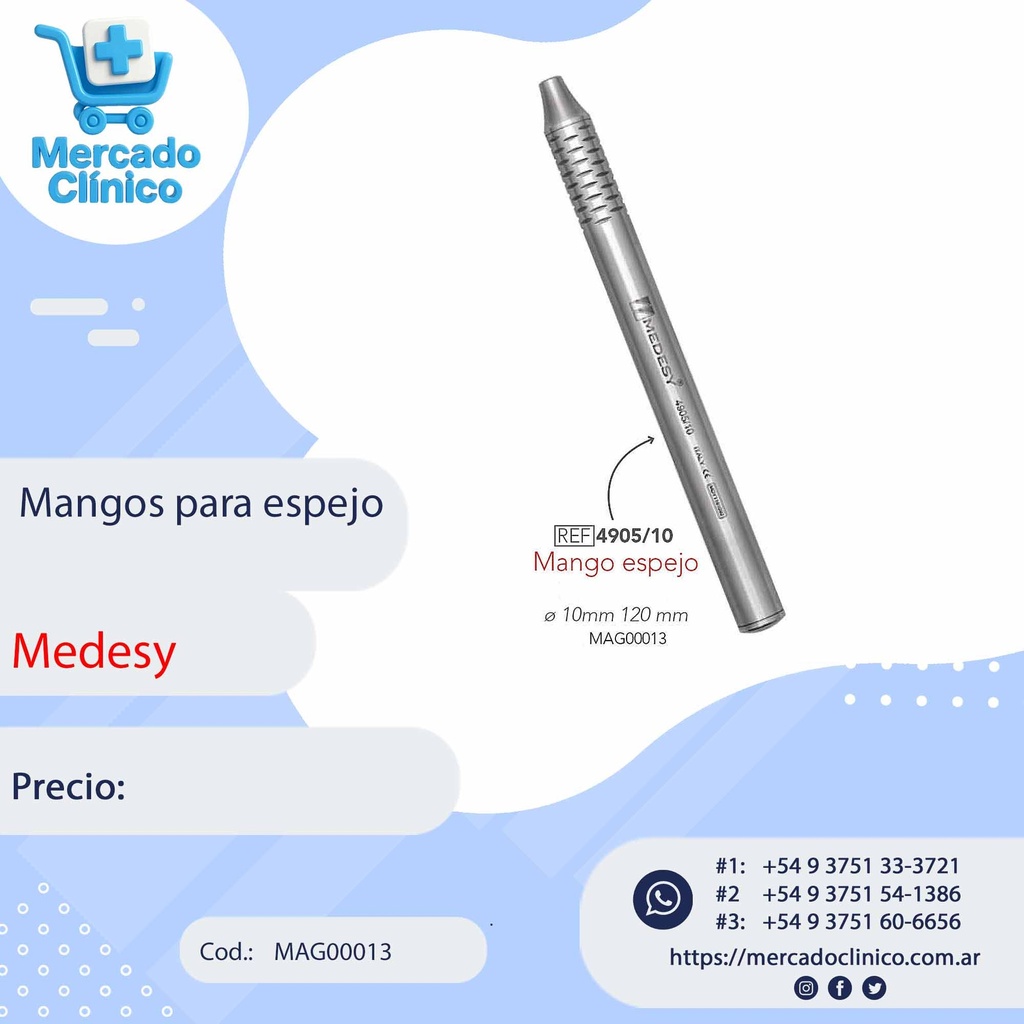 Mangos para espejo - Medesy