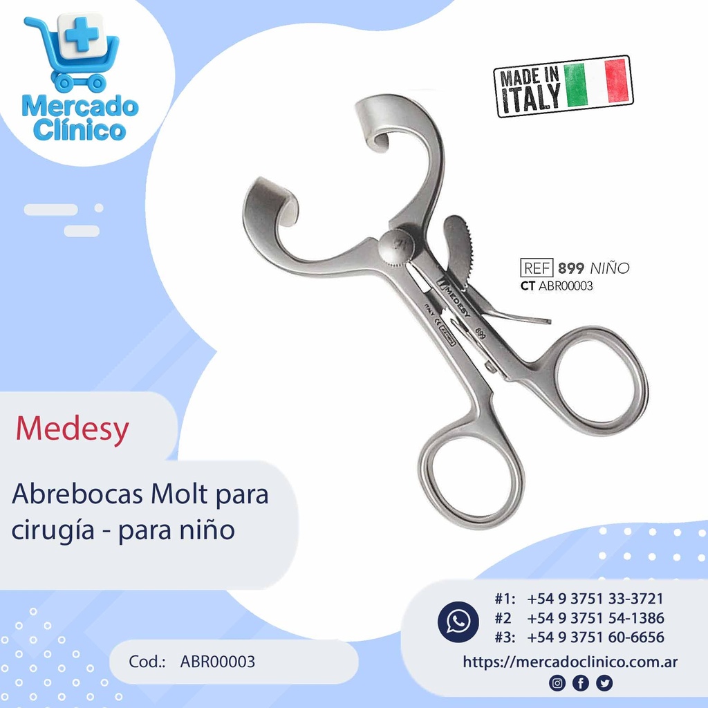Abrebocas Molt para cirugía - para niño - Medesy