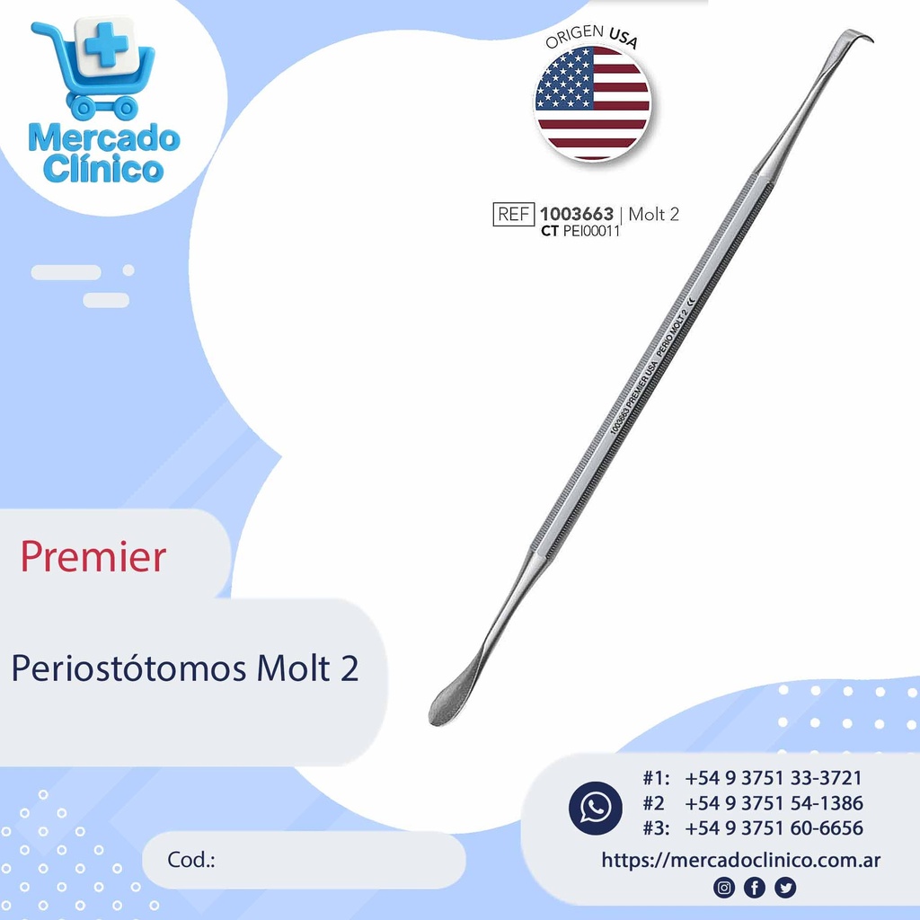 Periostótomo Molt 2 - Premier