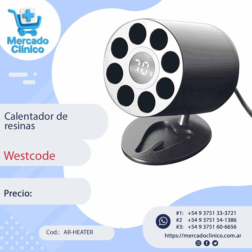 Calentador de resinas - Westcode