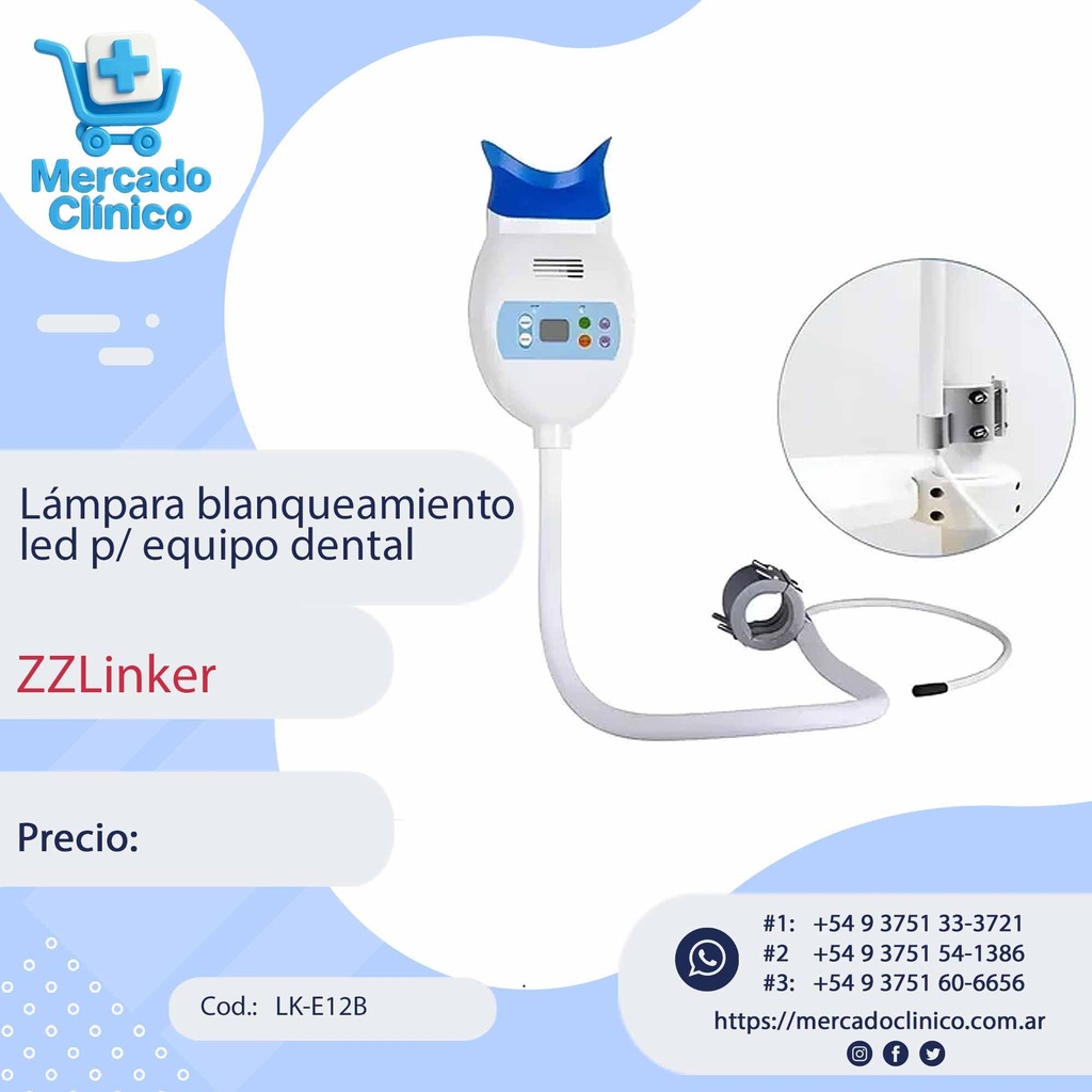 Lámpara blanqueamiento led p/ equipo dental - ZZLinker