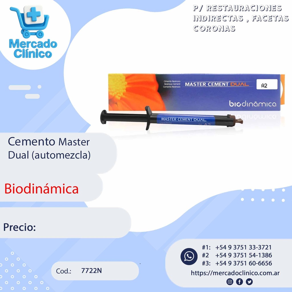 Cemento master Dual automezcla - BIODINAMICA